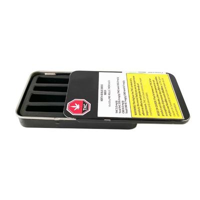 Scorrevole su ordinazione Tin Box della sigaretta di Preroll del pacchetto dell'erbaccia della cassa portatile del metallo