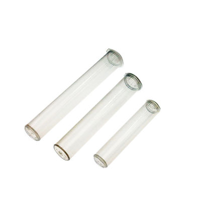 Imballaggio di  Contenitori a prova di bambini in plastica in PP Nero Bianco Custom Riutilizzabili Preroll Pop Top Tubes