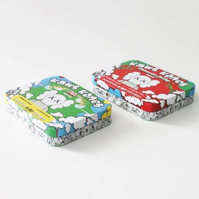 Bambino rettangolare Tin Box resistente con Matte Finish