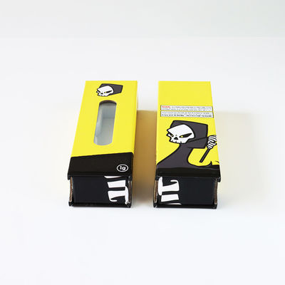 Cartuccia per vapori in cartone a colori personalizzati 1 ml 510 scatola di imballaggio per vaporizzatore