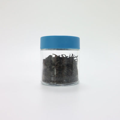 90 ml di 3 oz di contenitore di erba in vetro con tappo a vite a prova di bambini