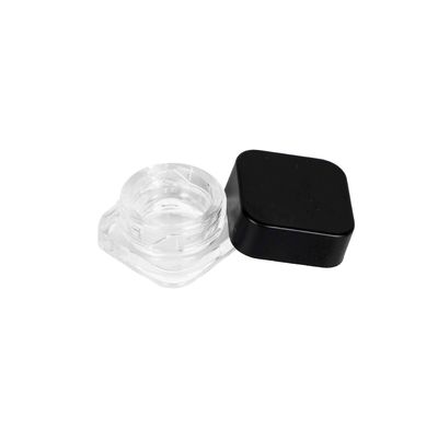 5 ml Vaso di vetro a concentrazione quadrata Vaso a cubo a prova di bambini