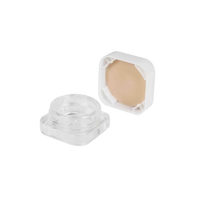 5 ml Vaso di vetro a concentrazione quadrata Vaso a cubo a prova di bambini