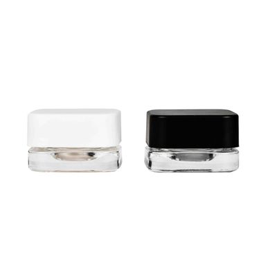 Baratto rotondo quadrato Dab Proof Child Concentrato Baratto di vetro imballaggio Baratto cosmetico