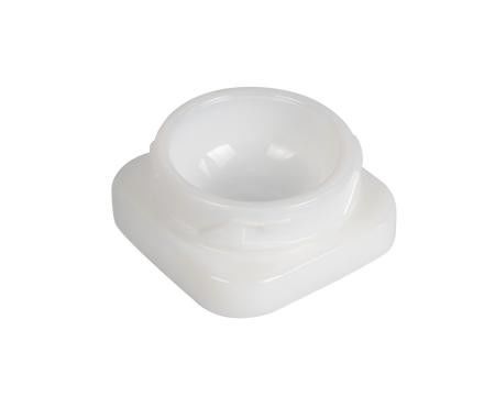 Contenitore di vetro bianco di 5 ml con tappo a prova di bambini