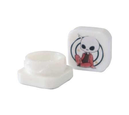 Contenitore di vetro bianco di 5 ml con tappo a prova di bambini