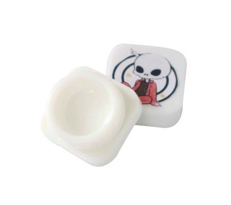Contenitore di vetro bianco di 5 ml con tappo a prova di bambini