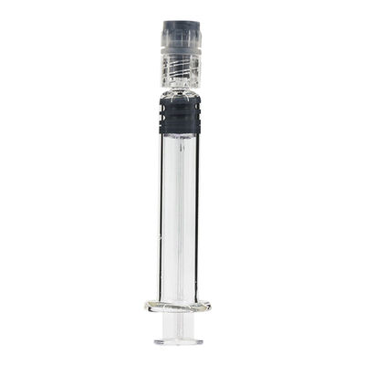 2 ml di Luer Lock Siringhe di vetro borosilicato preriempitibili per olio essenziale
