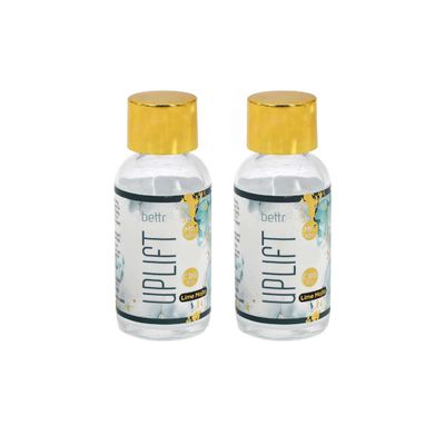 1 oz 30 ml Proof di perdita odore Airtight trasparente Bottiglia di vetro rotonda di Boston con coperchio a vite nero per olio essenziale Liquido Liquido di medicina