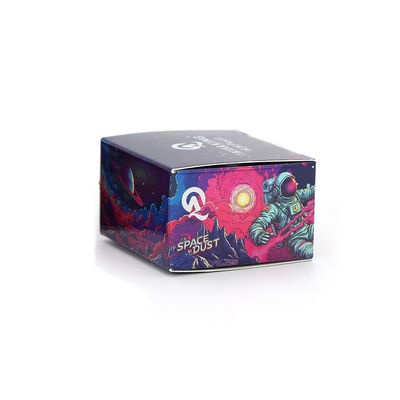 Vasetto per concentrati in vetro vuoto a prova di bambino Mini 5ml 7ml 9ml con stampa personalizzata Scatola di carta olografica con confezione di ghiaccio per olio e crema