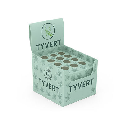 Scatole di cartone personalizzate stampate Pop Top Tube di plastica Contaglio di carta di imballaggio Scatole di visualizzazione per il commercio al dettaglio Pre Roll Store