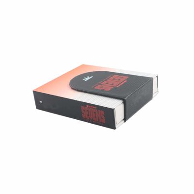 7 Pack Child Resistant Packaging Custom Pre Roll Magnetic Paper Box with Match Section