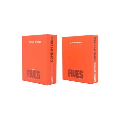 Imballaggio in cartone comune con compartimento per fiammiferi